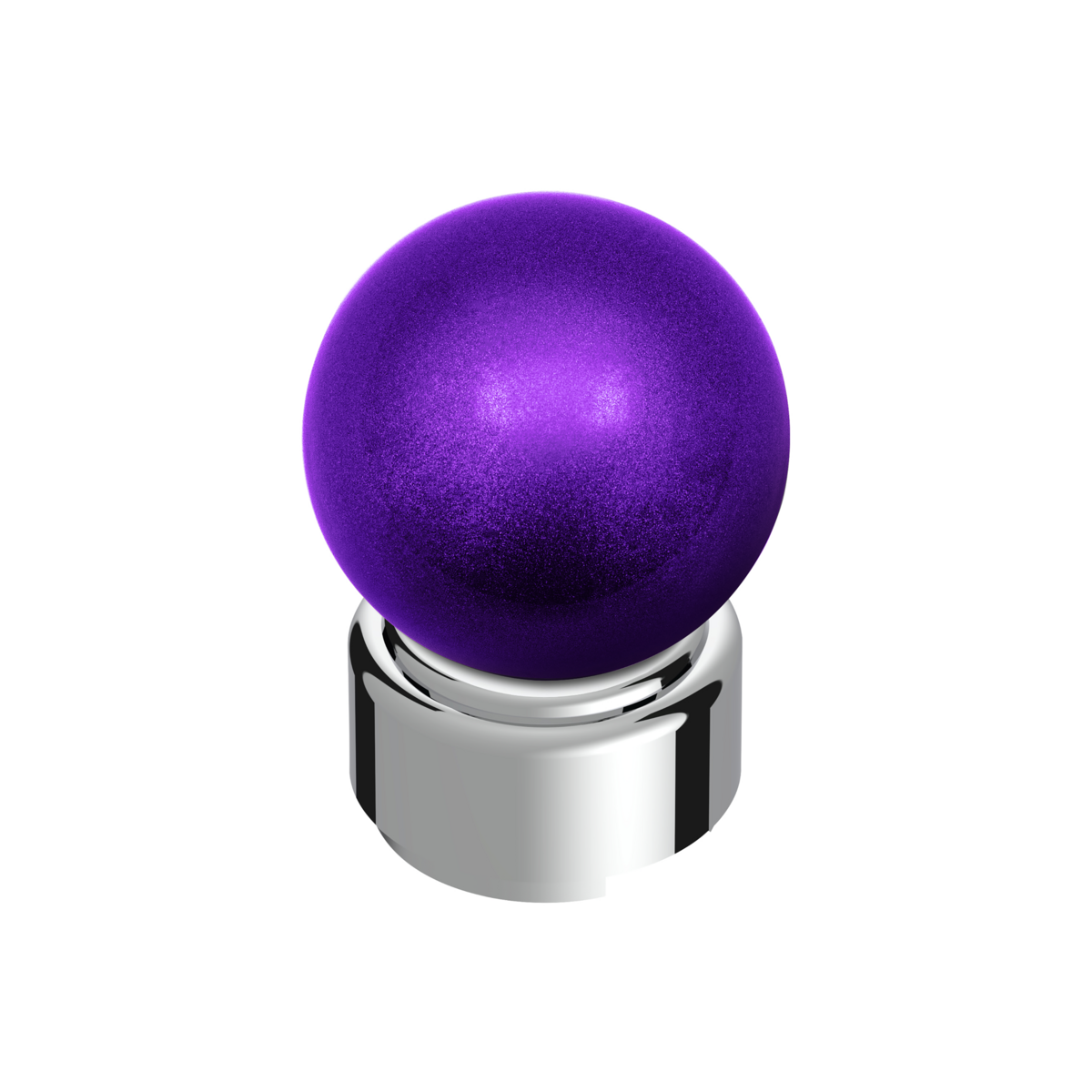 Thread-On Bristol Style Gearshift Knob with 9/10 Speed Adapter-Candy Purple