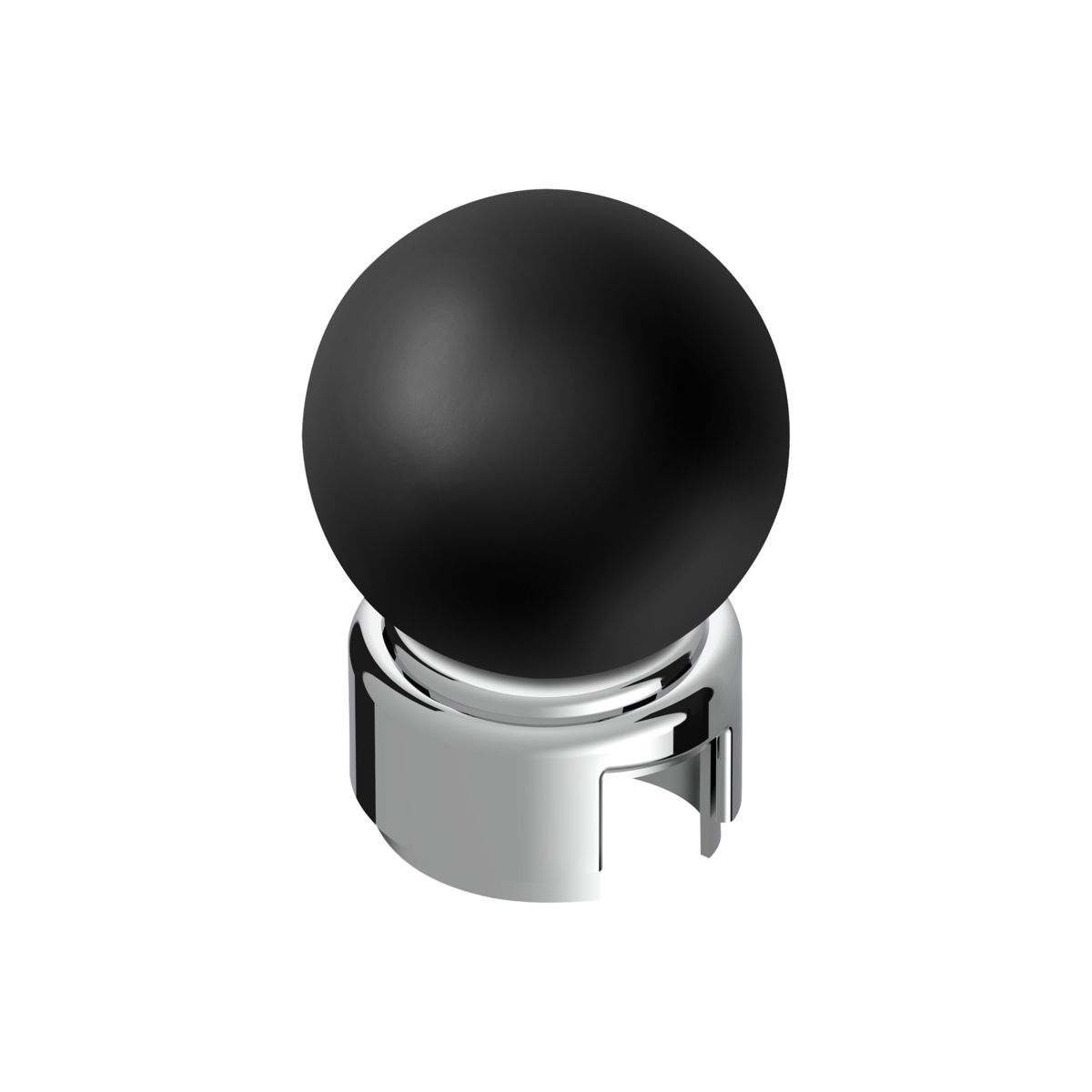 Thread-On Bristol Style Gearshift Knob with 13/15/18 Speed Adapter-Matte Black