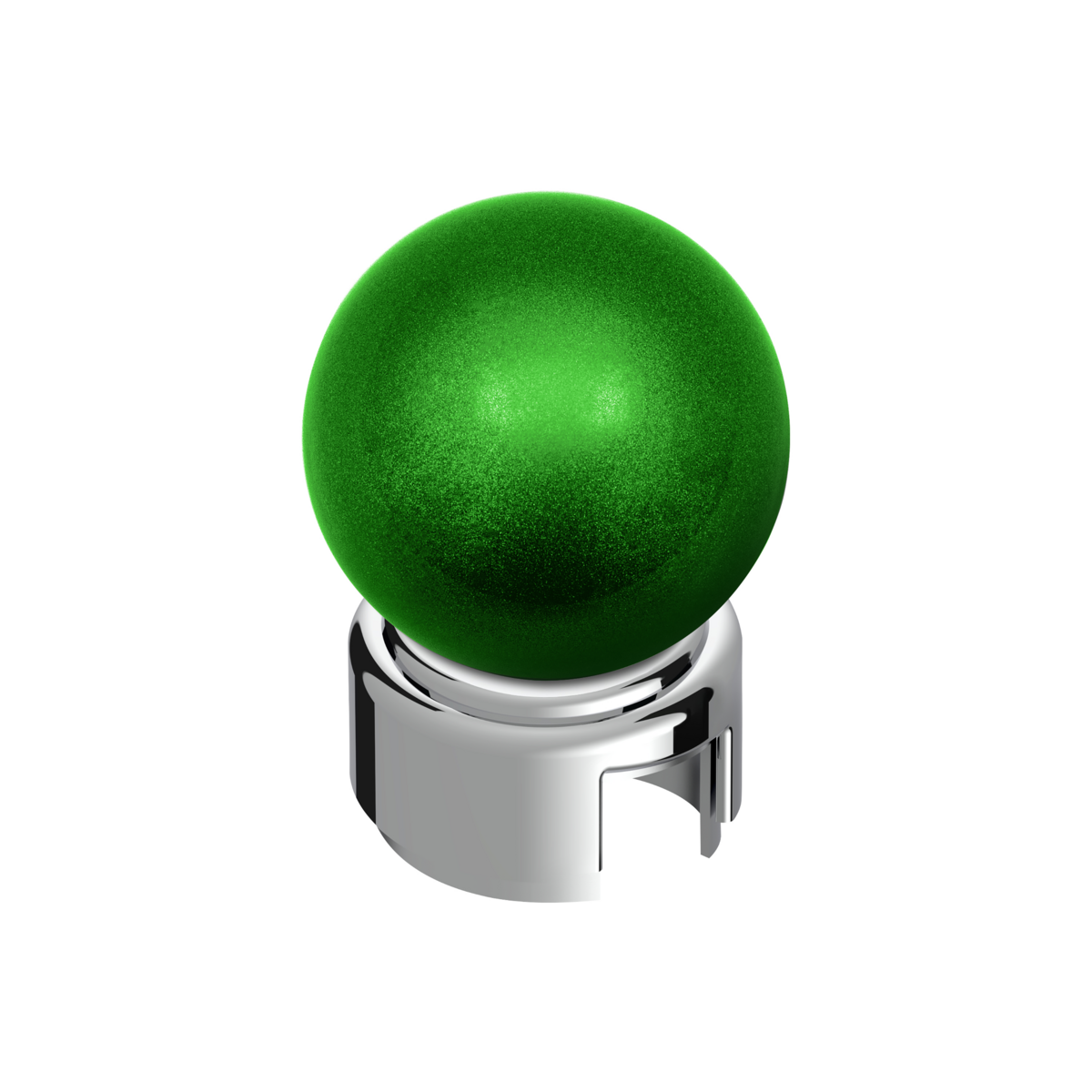 Thread-On Bristol Style Gearshift Knob with 13/15/18 Speed Adapter-Emerald Green