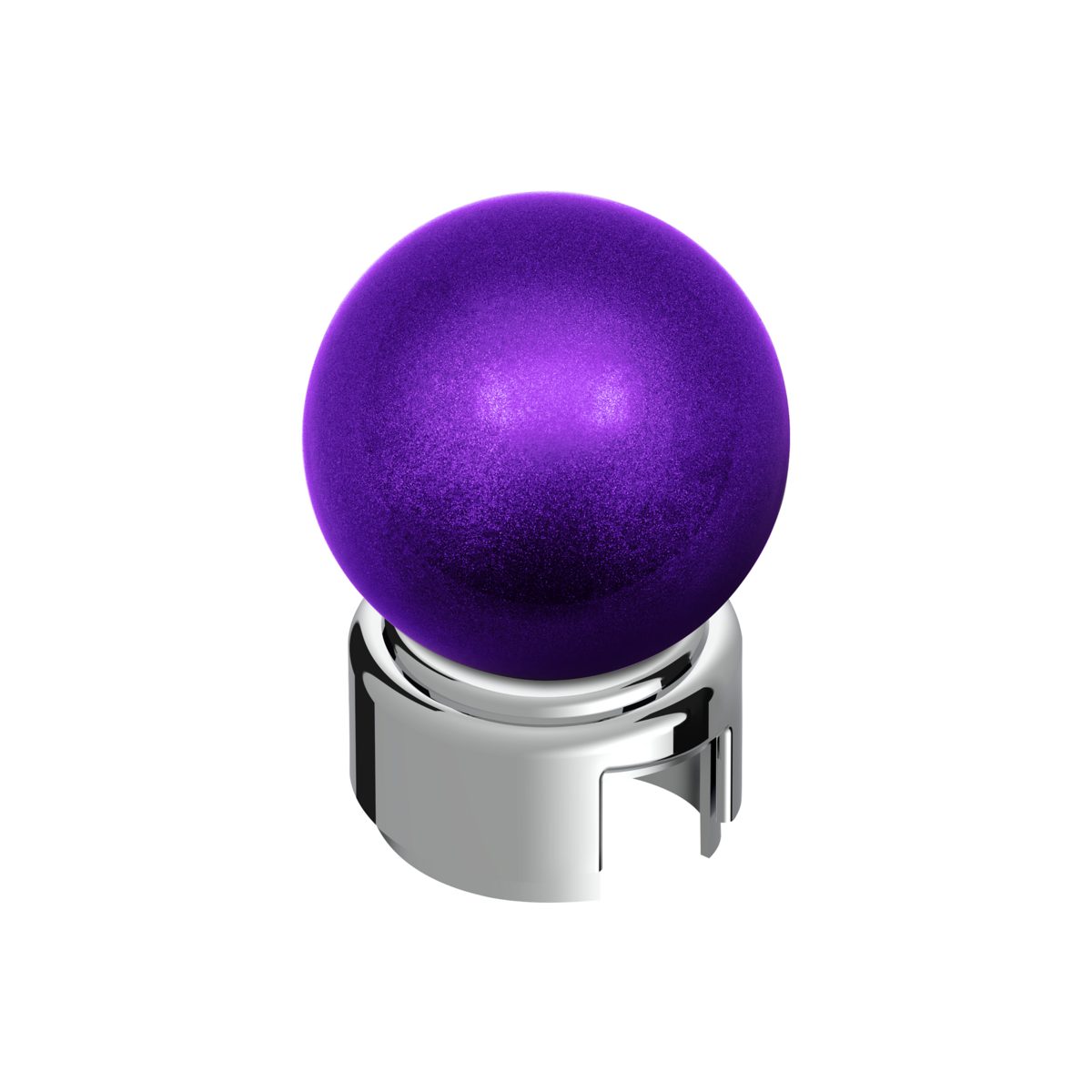 Thread-On Bristol Style Gearshift Knob with 13/15/18 Speed Adapter-Candy Purple