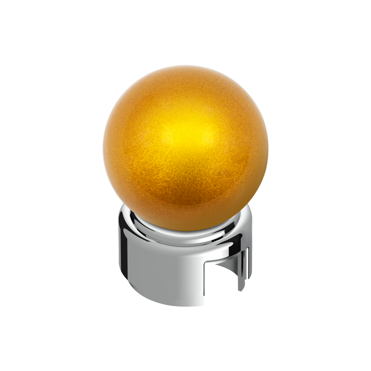 Thread-On Bristol Style Gearshift Knob with 13/15/18 Speed Adapter-Electric Yellow