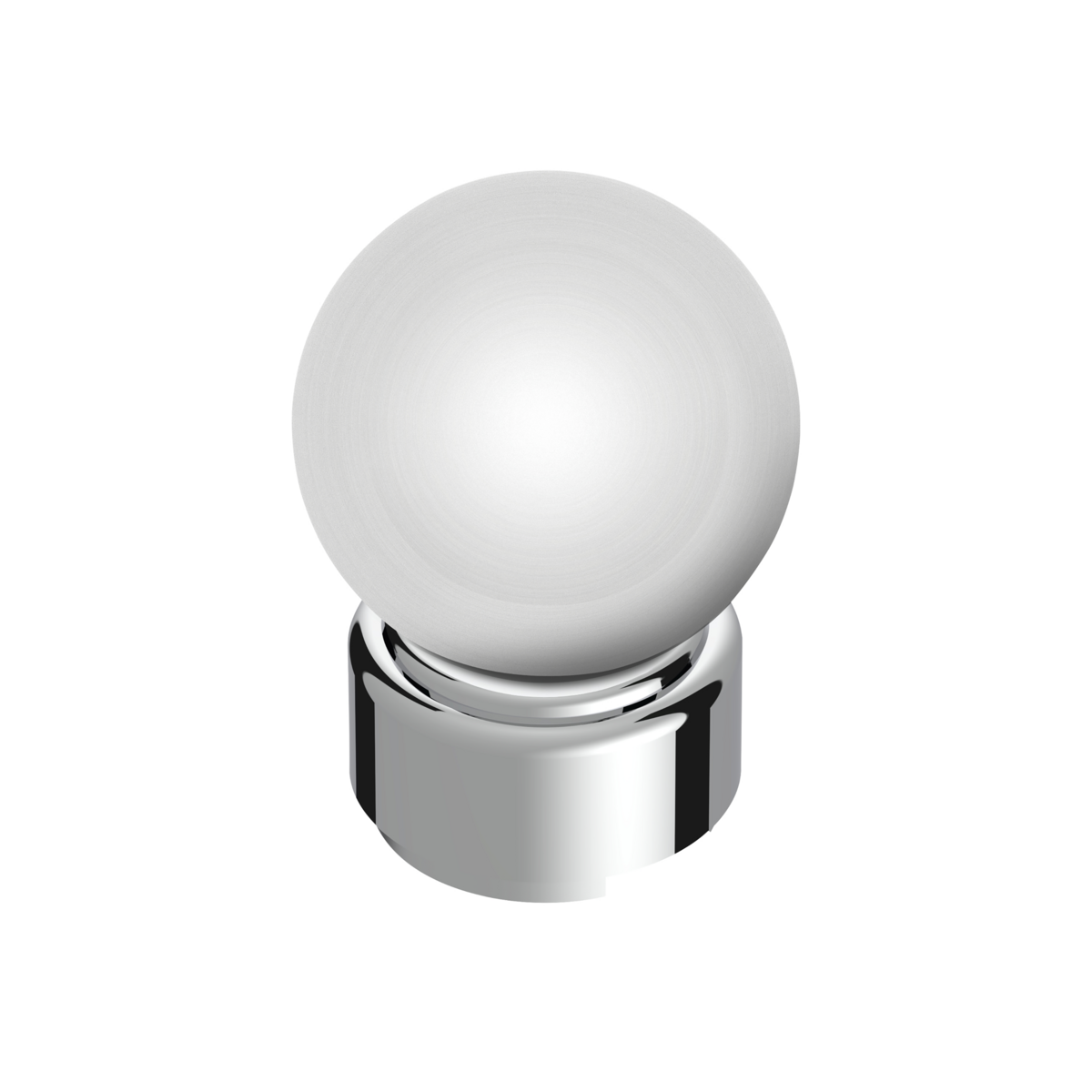 Thread-On Bristol Style Gearshift Knob with 9/10 Speed Adapter-Clear Anodized