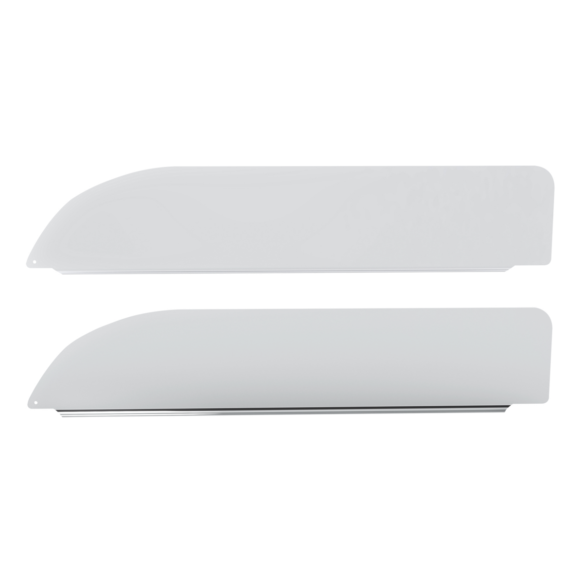 430 Stainless Steel 6" Chop Top Window Trim For 2012-2026 Peterbilt 579 (Pair)