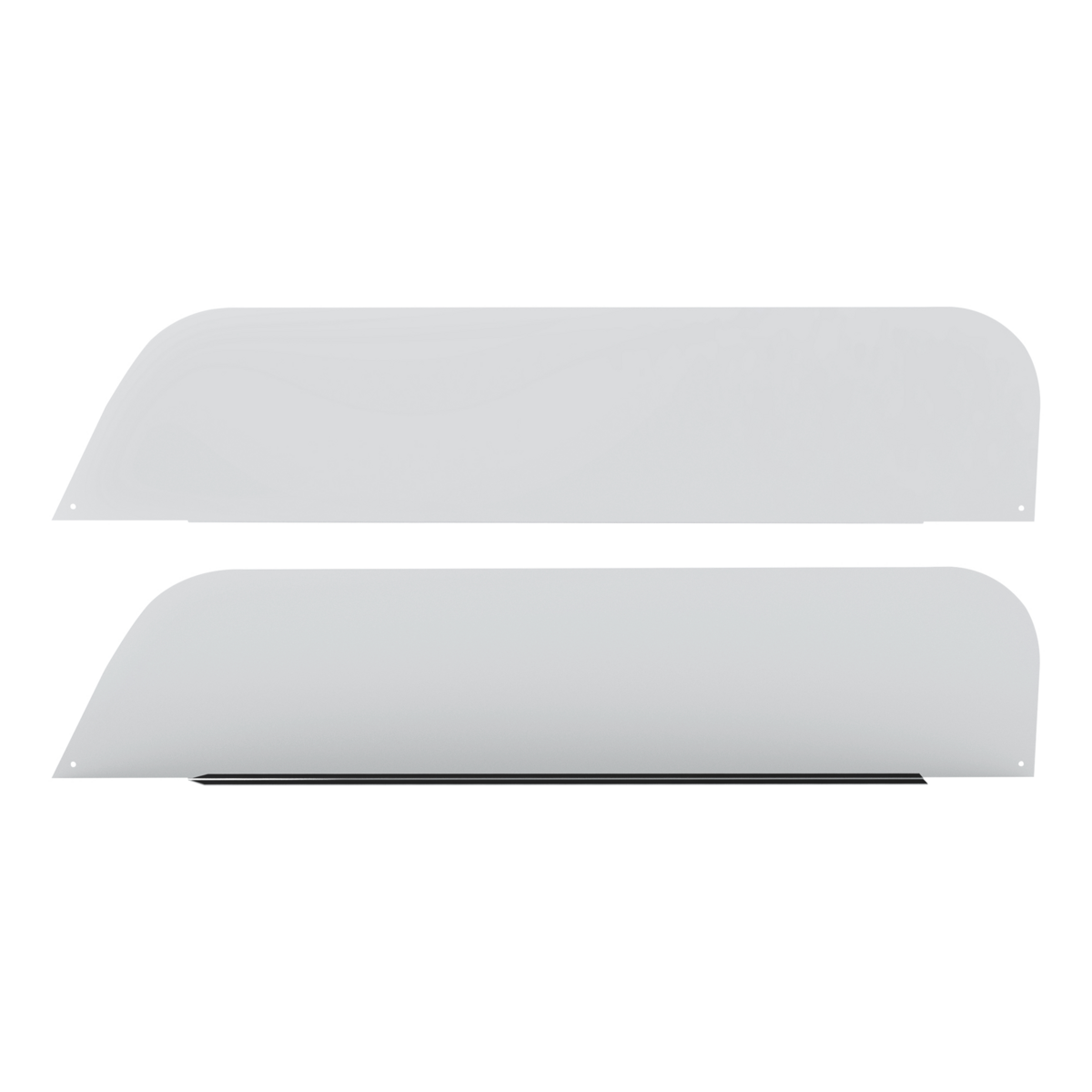 430 Stainless Steel 7" Chop Top Window Trim For 2018-2026 Freightliner Cascadia (Pair)