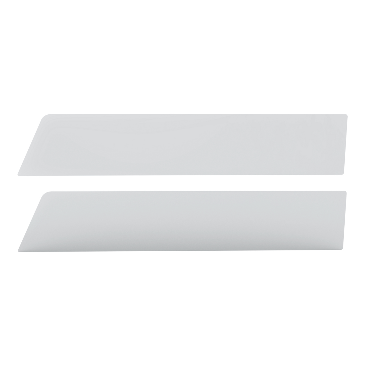 430 Stainless Steel 6" Chop Top Window Trim For 2006-2016 International Prostar With Sealed Vent Win