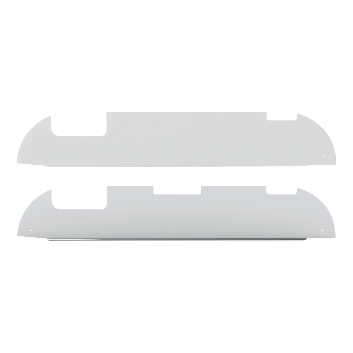 430 Stainless Steel 5" Chop Top Window Trim For 2006+ Mack Pinnacle CH (Pair)