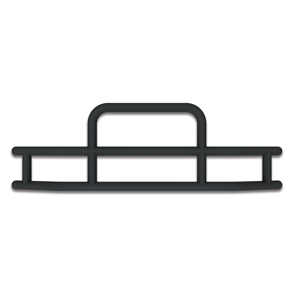 HighwayShield I15-Matte Black Grille Guard & Bracket Kit 2013-2021 Kenworth T680