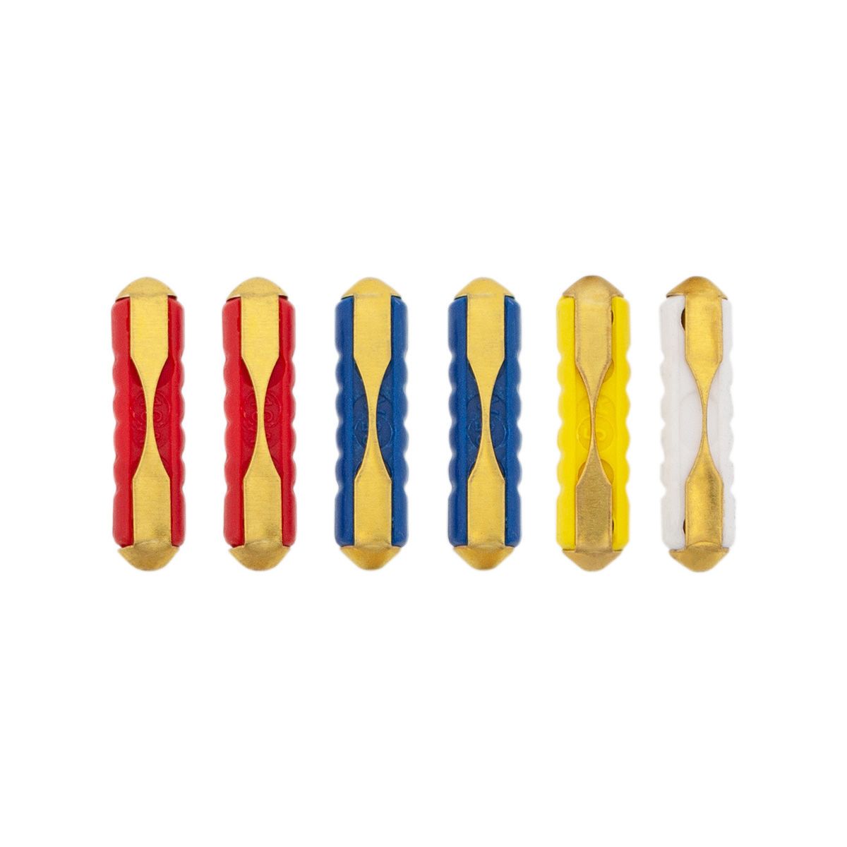 German Vehicle Fuse Kit  5,8,16,25 Amp GBC Ceramic Fuses (6-Pack)