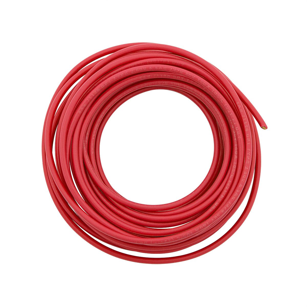 Primary Wire - Rated 80°C 16 AWG, Red 20 Ft.