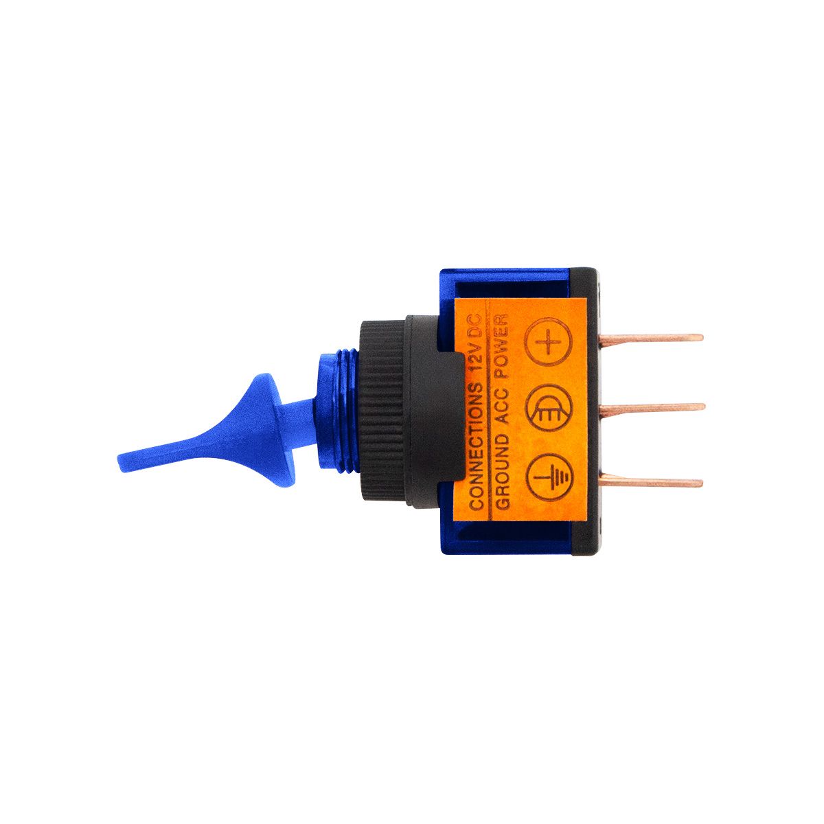 Blue Illum Duckbill 20 Amp 12V S.P.S.T. On/Off 1 Pc.