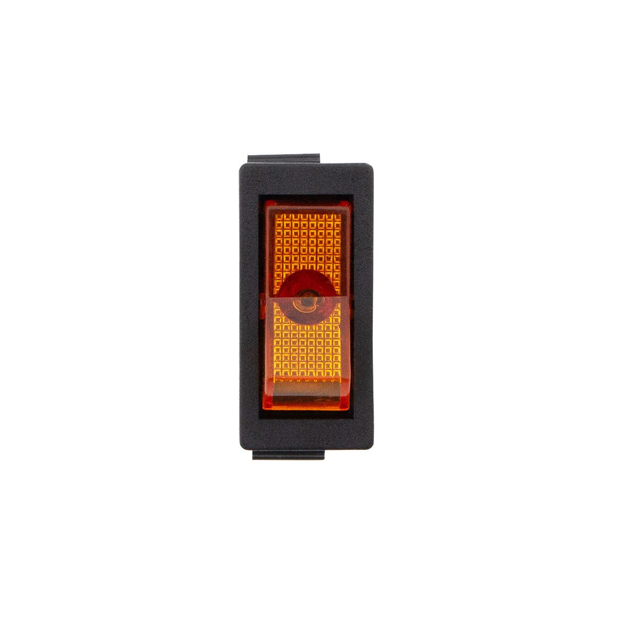 Amber Illum Rocker 20 Amp 12V S.P.S.T. On/Off 1 Pc.