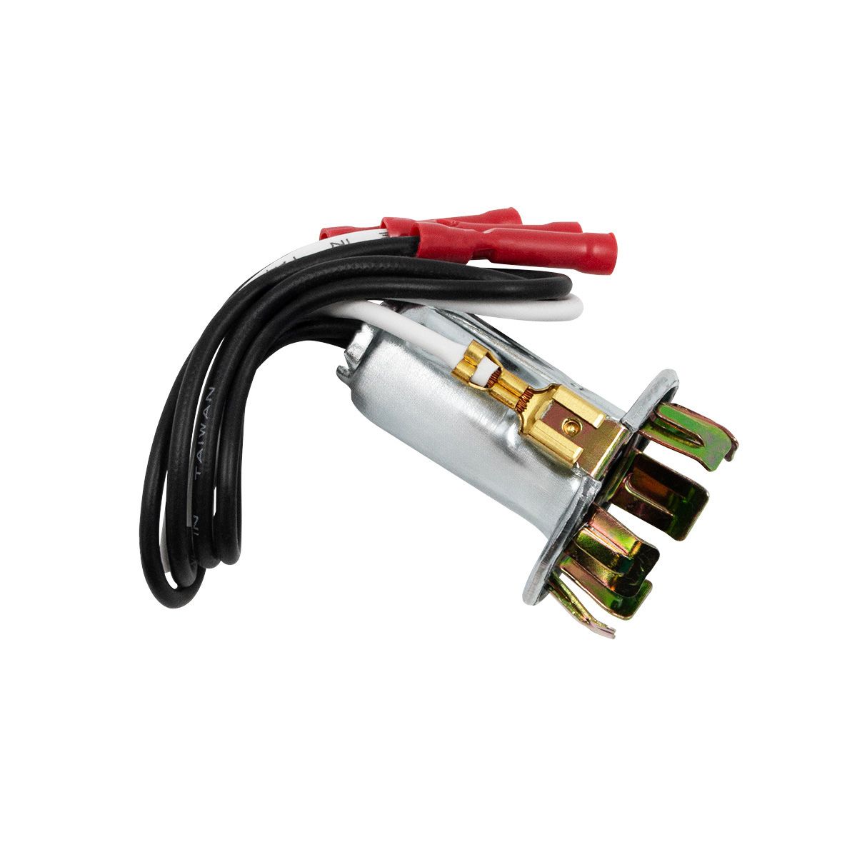 3-Wire Universal Double Contact Park, S/T/T 'Prong-Type' Light Socket w/ Butt Terminated Wires 1 Pc