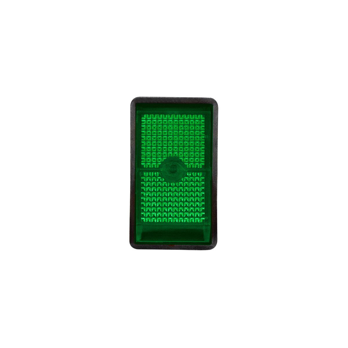 Green Illum Jumbo Rocker 16 Amp 12V S.P.S.T. On/Off 1 Pc.