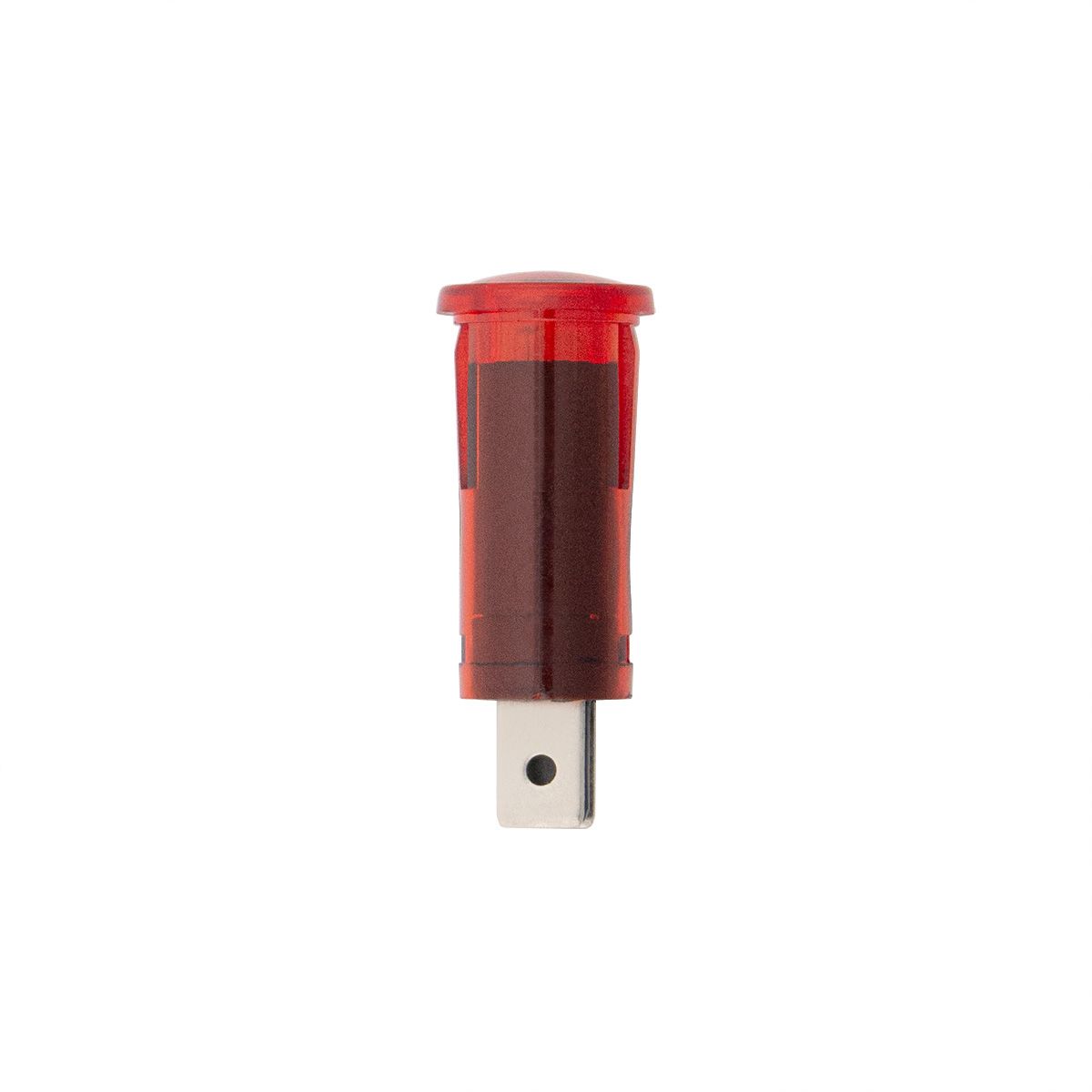 Red Warning Light 16 Amp 12V w/2 Lucar Terminals, 1 Pc.