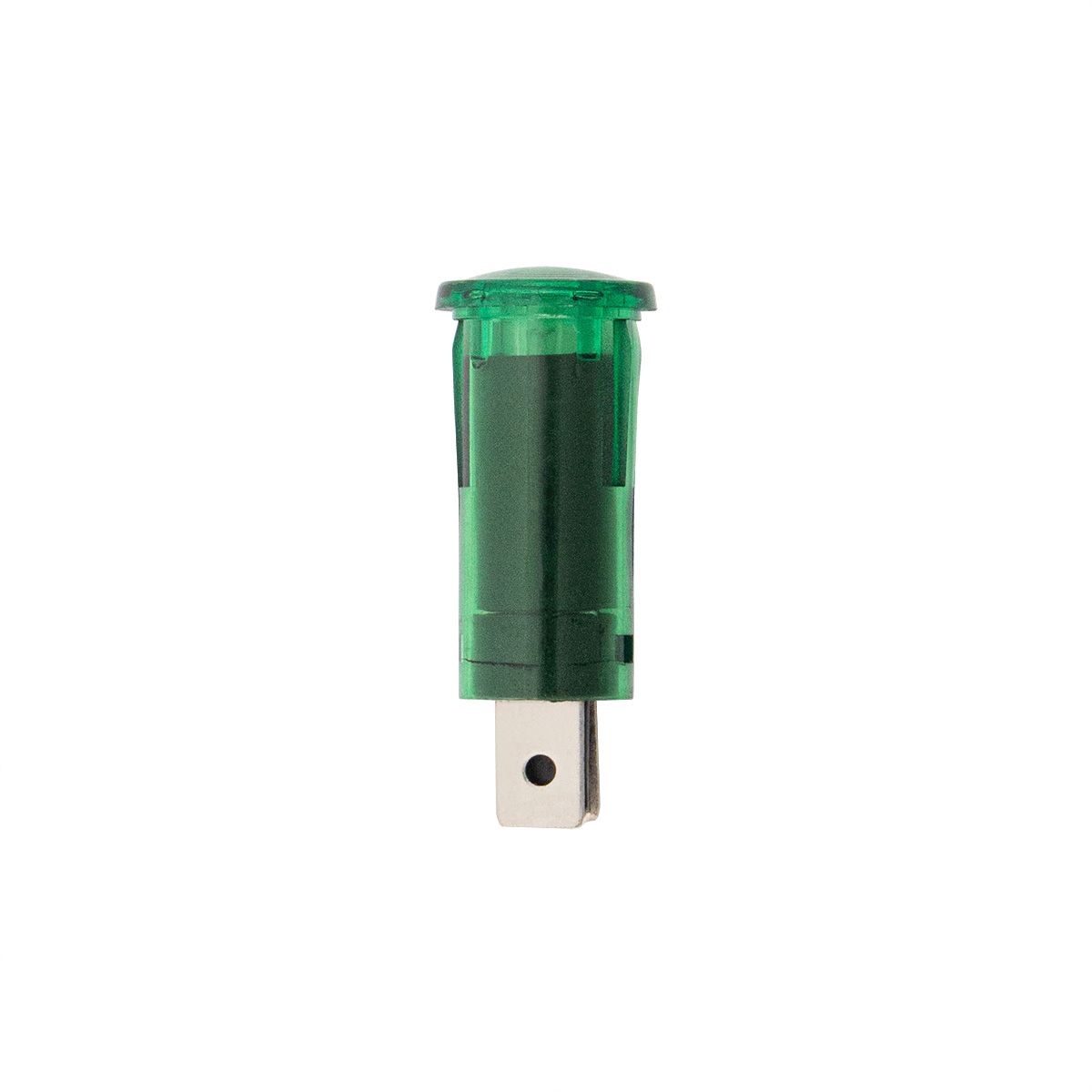 Green Warning Light 16 Amp 12V w/2 Lucar Terminals, 1 Pc.