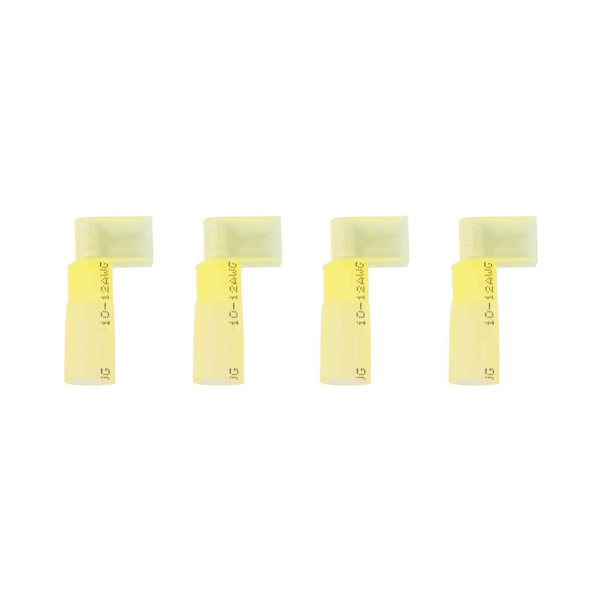 12-10 .250 Tab Yellow CS FI FM Flag Terminal (10-Pack)