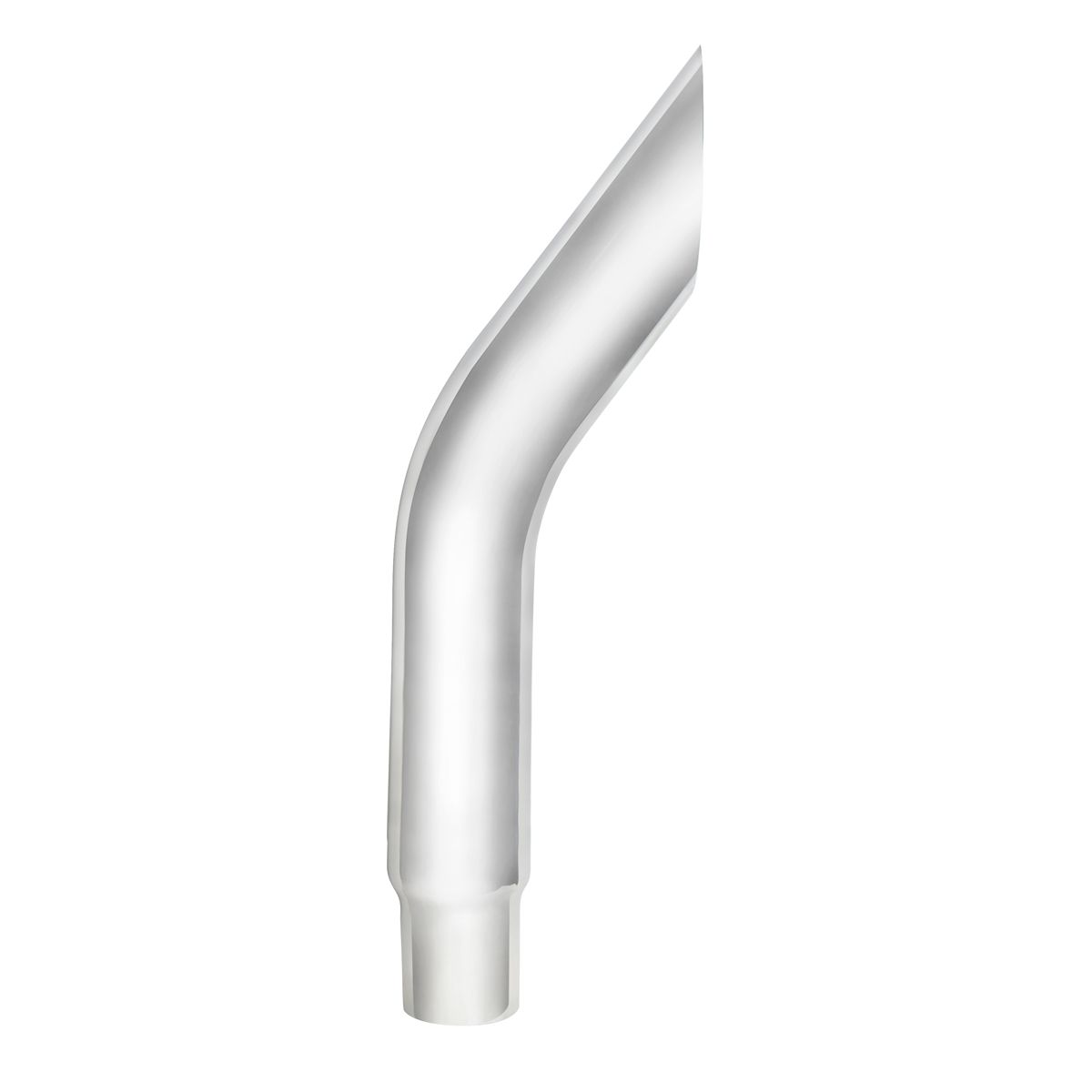 6" Bull Reduce To 5" OD Bottom Exhaust - 108" L