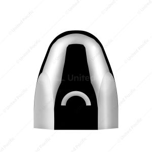 1-1/2" Chrome Steel Bullet Nut Covers