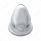 33mm X 2-1/8" Chrome Steel Bullet Nut Cover With Flange