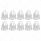 1-1/2" x 2-1/4" Chrome Steel Bullet Nut Covers With Flange (10-Pack)