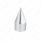33mm X 4-1/8" Chrome Plastic Spike Nut Cover - Thread-On (Bulk)