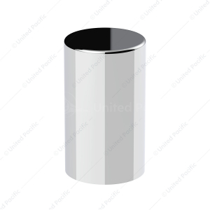 33mm x 3-1/2" Chrome Plastic Cylinder Nut Covers - Thread-On