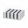 33mm x 3-1/2" Chrome Plastic Cylinder Nut Covers - Thread-On (Color Box of 10)