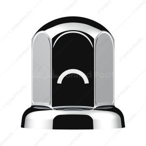 33mm X 2" Chrome Steel Standard Nut Cover With Flange