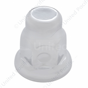 Chrome Steel Tall Nut Cover With Flange