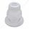 33mm X 2" Chrome Steel Tall Nut Cover With Flange
