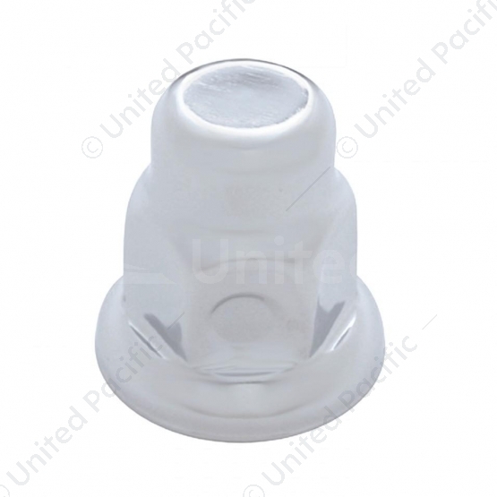 32mm X 2" Chrome Steel Tall Nut Cover With Flange