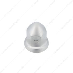 33mm X 2-3/8" Chrome Steel Pointed Nut Cover With Flange - Push-On