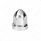 33mm X 2-3/4" Chrome Plastic Bullet Nut Cover With Flange - Push-On (Bulk)