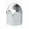 1-1/2" X 2-1/4" Chrome Plastic Standard Nut Cover - Push-On (Bulk)