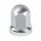 33mm X 2-7/16" Chrome Plastic Standard Nut Cover With Flange - Push-On (Bulk)