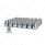33mm X 2-5/8" Chrome Plastic Bullet Nut Covers With Flange - Push-On (60-Pack)