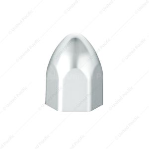 Chrome Plastic Bullet Nut Covers - Push-On