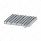 3/4" x 1-1/2" Chrome Plastic Pointed Nut Covers - Push-On (100-Pack)