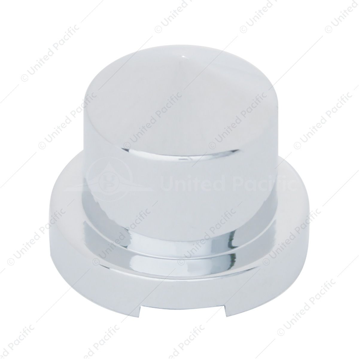 7/16" X 3/4" Chrome Plastic Pointed Nut Cover - Push-On