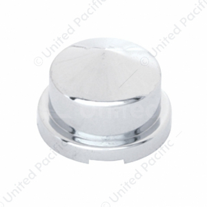 Chrome Plastic Pointed Nut Cover - Push-On