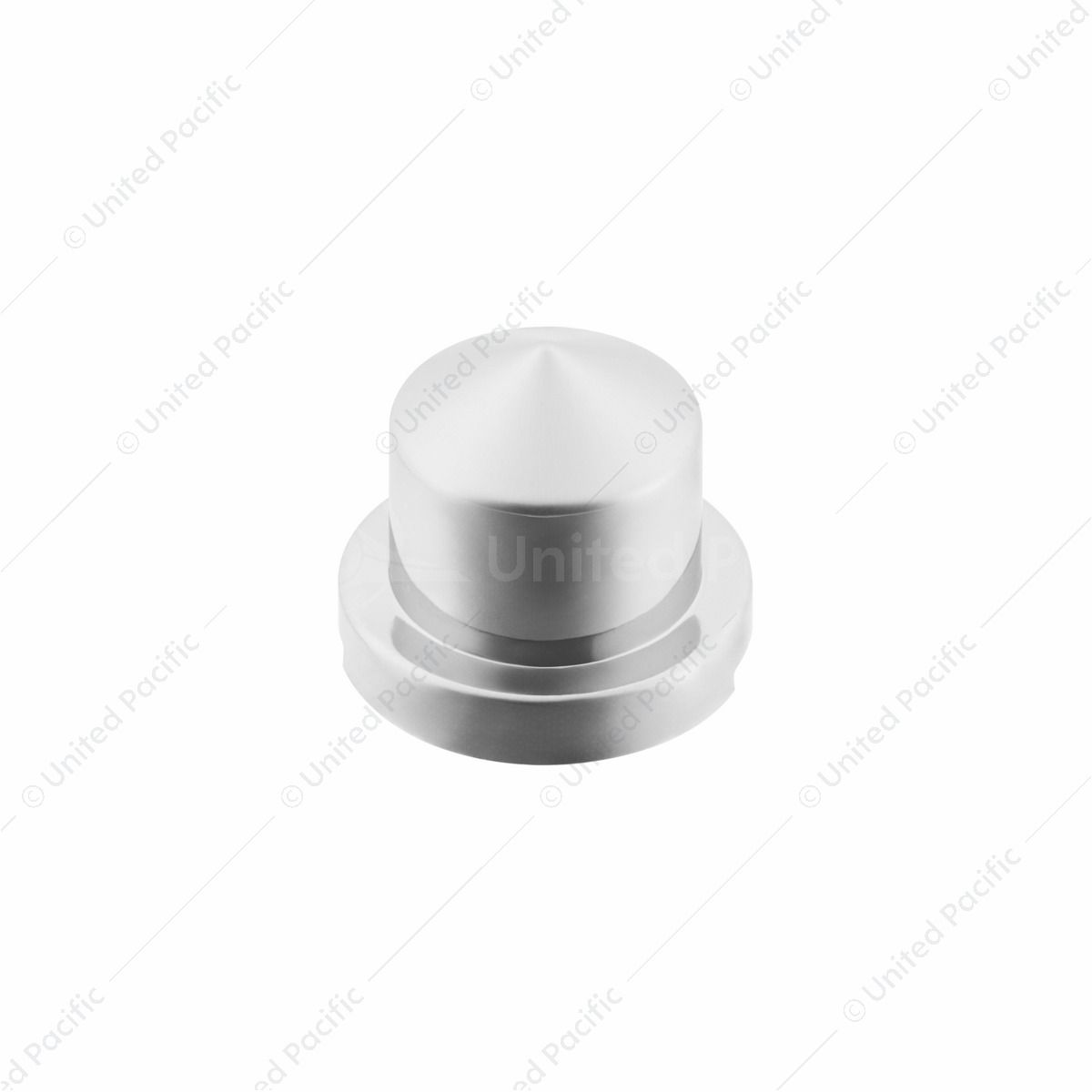 9/16" x 7/8" Chrome Plastic Pointed Nut Cover - Push-On