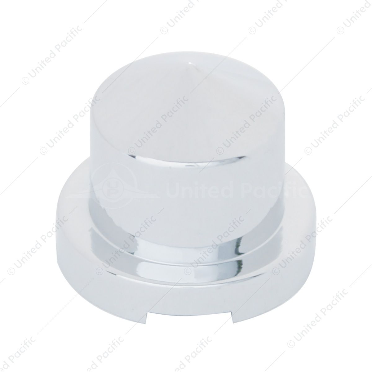 9/16" x 7/8" Chrome Plastic Pointed Nut Cover - Push-On
