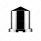 1-1/8" x 1-7/8" Chrome Plastic Pointed Nut Covers - Push-On (10-Pack)