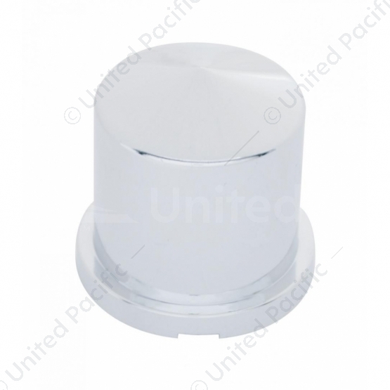 33mm X 1-7/8" Chrome Plastic Pointed Nut Cover - Push-On