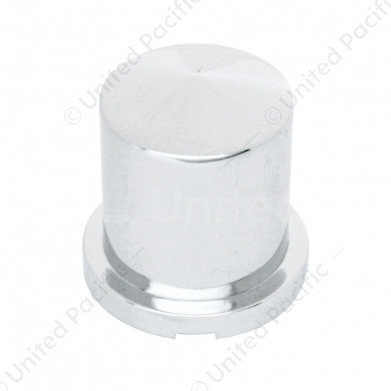 30mm X 1-7/8" Chrome Plastic Pointed Nut Cover - Push-On