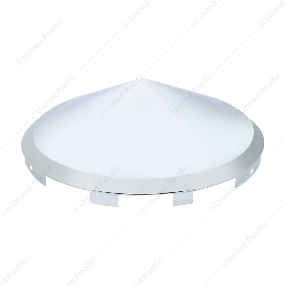 Universal Chrome Pointed Front Hubcap - 7/16" Lip