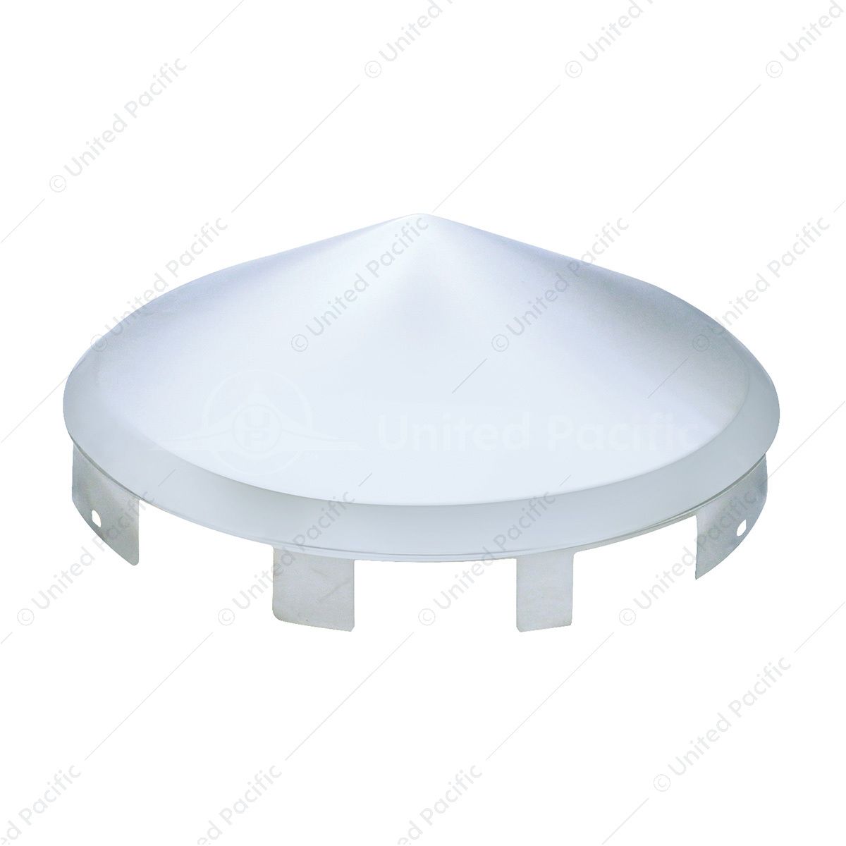 Universal Chrome Pointed Front Hubcap - 1" Lip