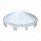 Universal Chrome Pointed Front Hubcap - 1" Lip