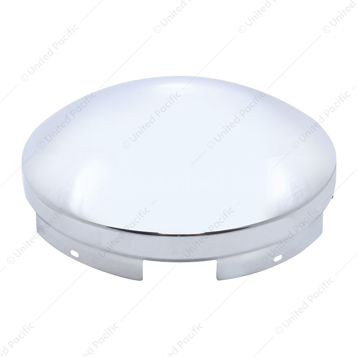 5 Even Notched Chrome Dome Front Hubcap - 3/4" Side Wall