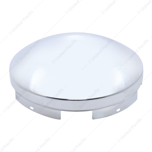 5 Even Notched Chrome Dome Front Hubcap - 3/4" Side Wall
